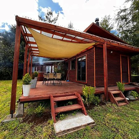 Cabanas Ayalen Con Vista Al Lago ปูกอน ภายนอก รูปภาพ