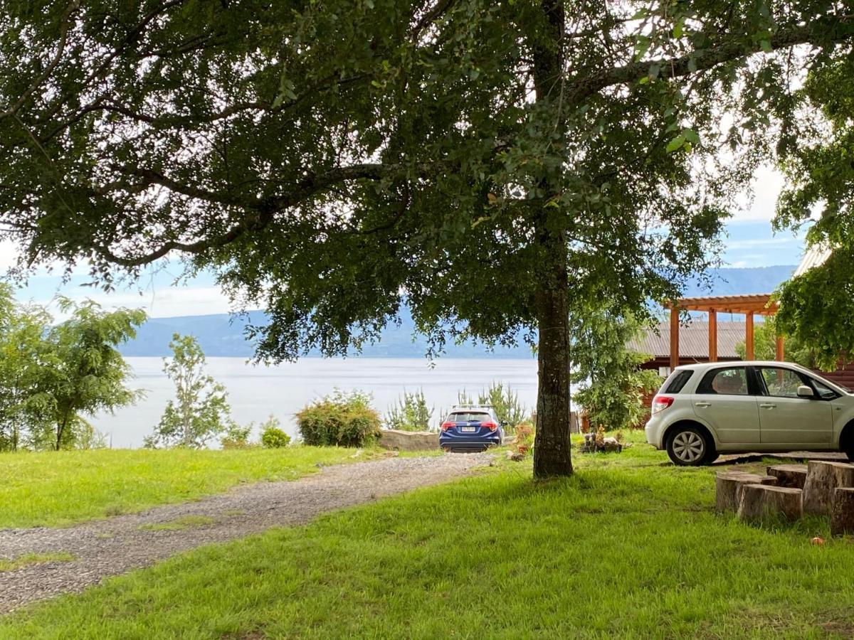 Cabanas Ayalen Con Vista Al Lago ปูกอน ภายนอก รูปภาพ