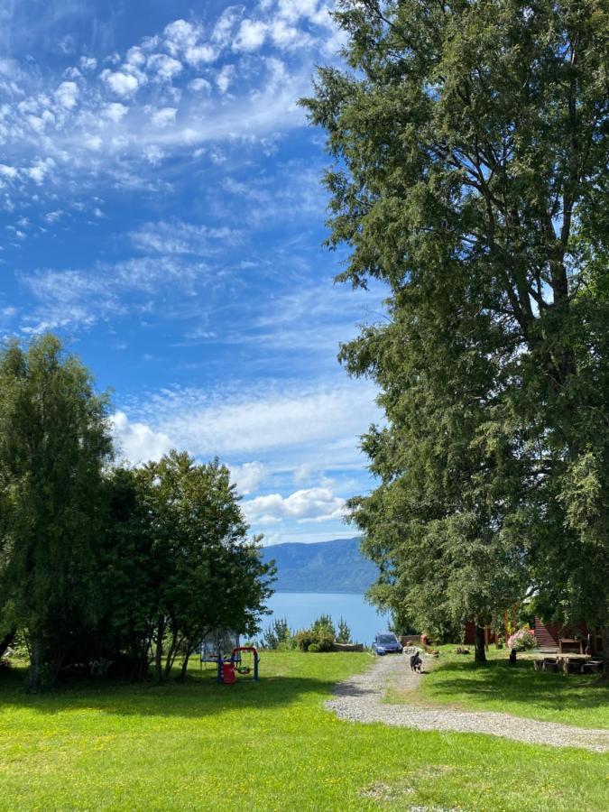 Cabanas Ayalen Con Vista Al Lago ปูกอน ภายนอก รูปภาพ