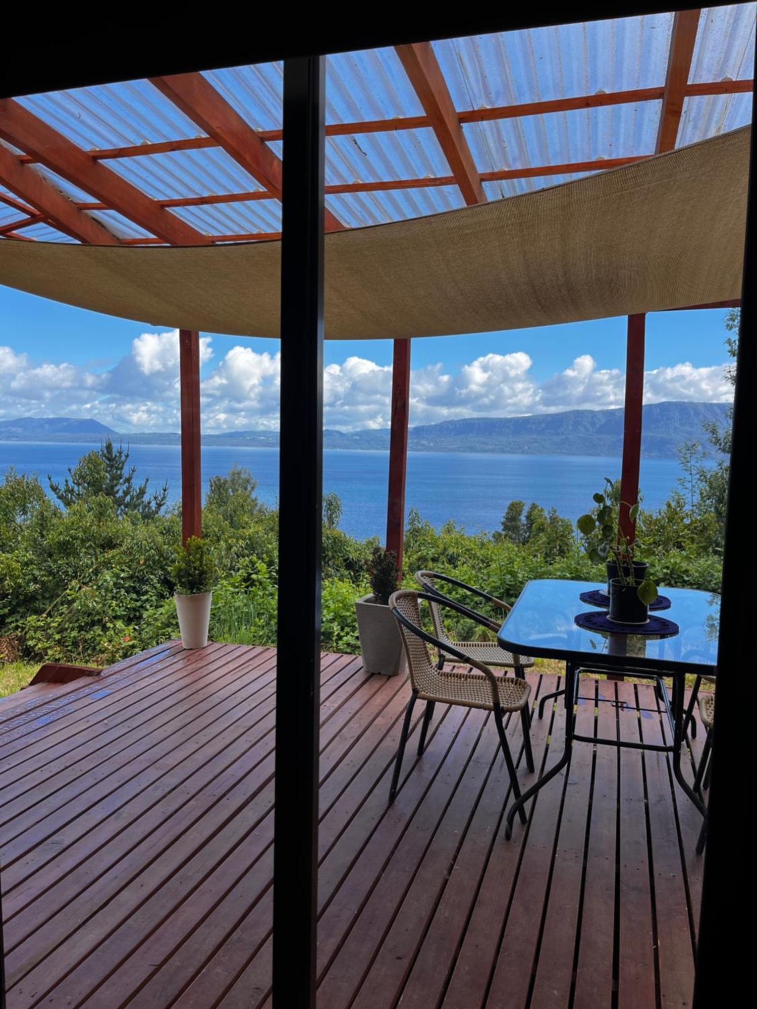 Cabanas Ayalen Con Vista Al Lago ปูกอน ห้อง รูปภาพ