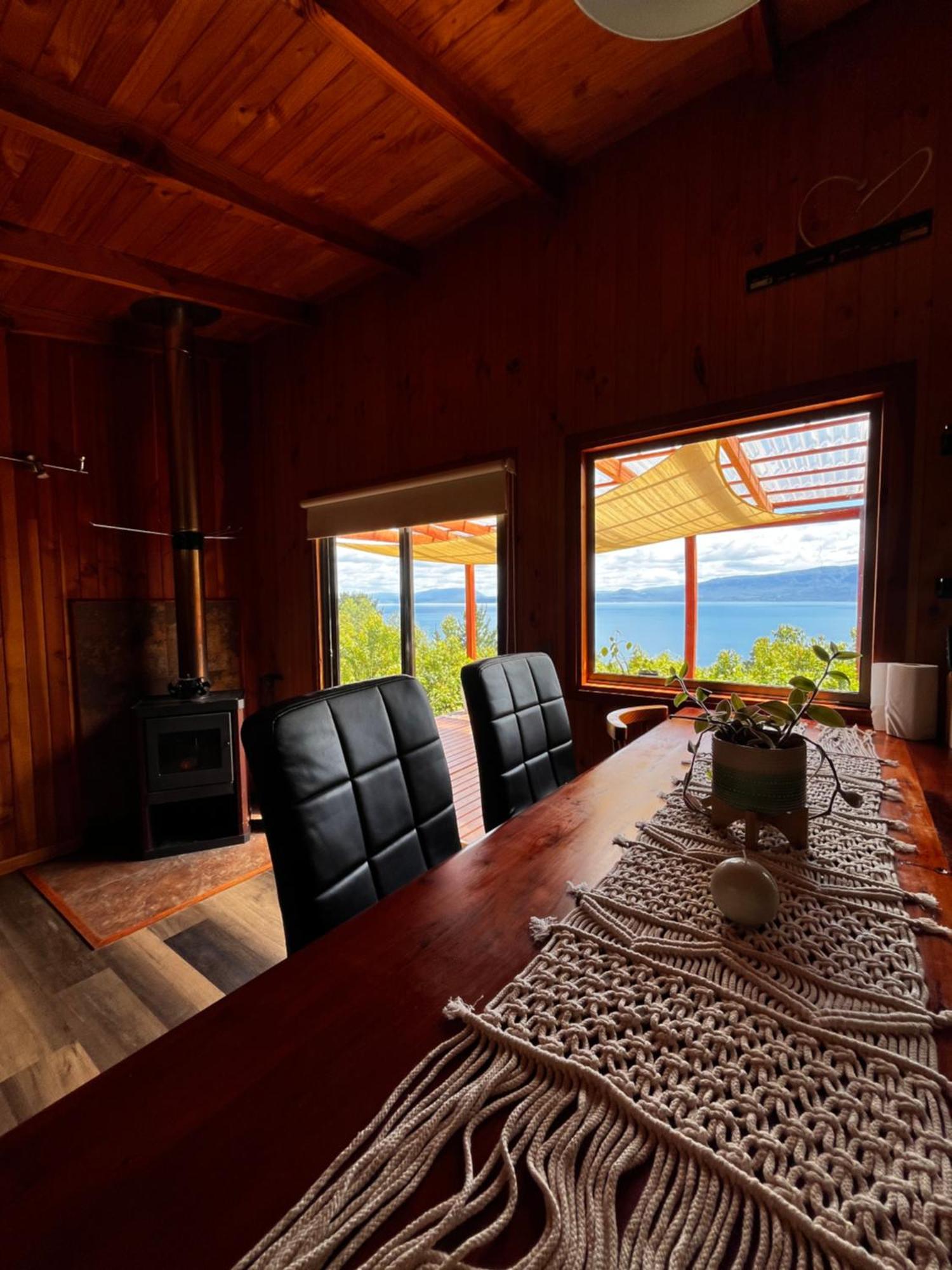 Cabanas Ayalen Con Vista Al Lago ปูกอน ภายนอก รูปภาพ