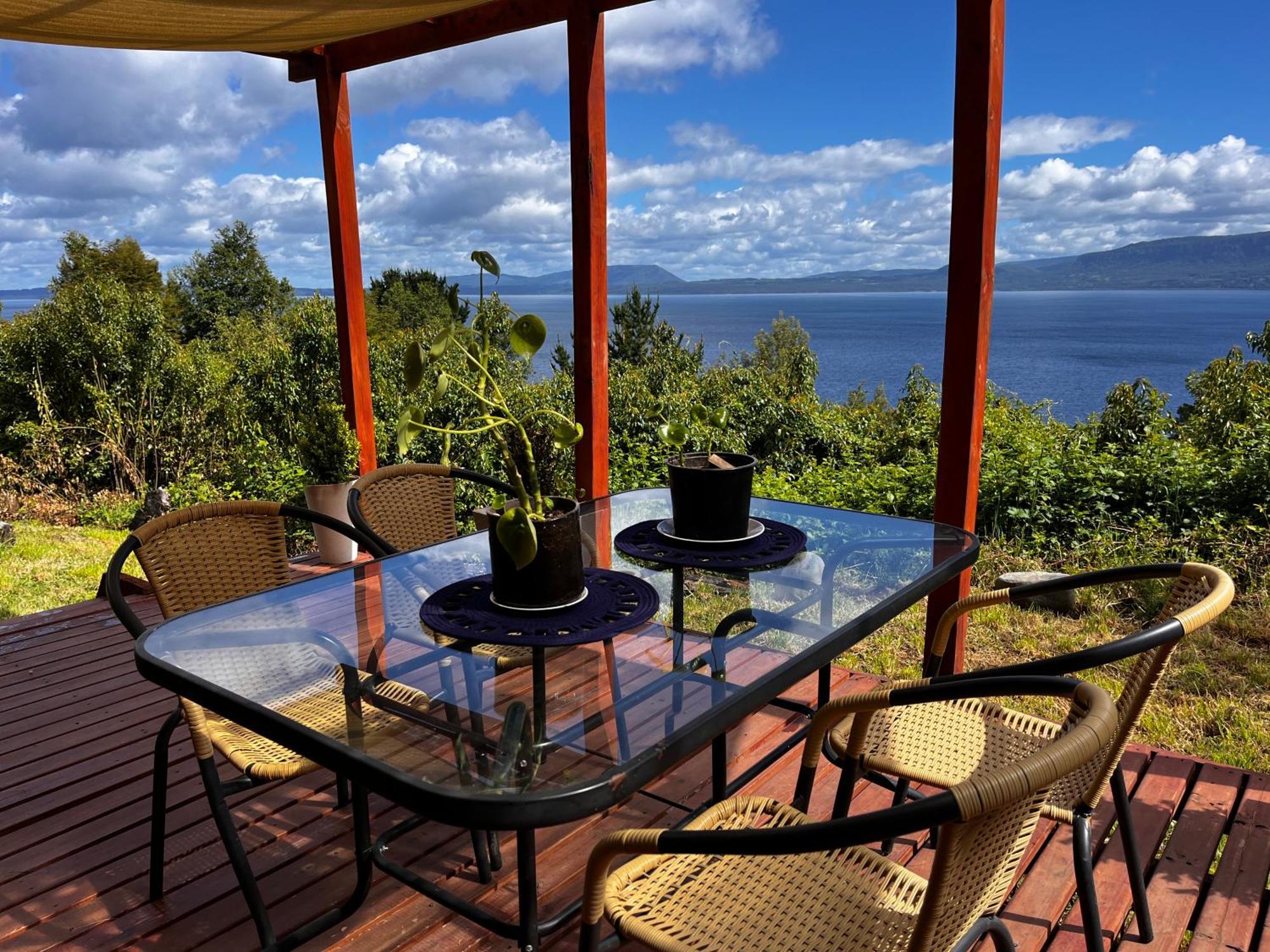 Cabanas Ayalen Con Vista Al Lago ปูกอน ห้อง รูปภาพ