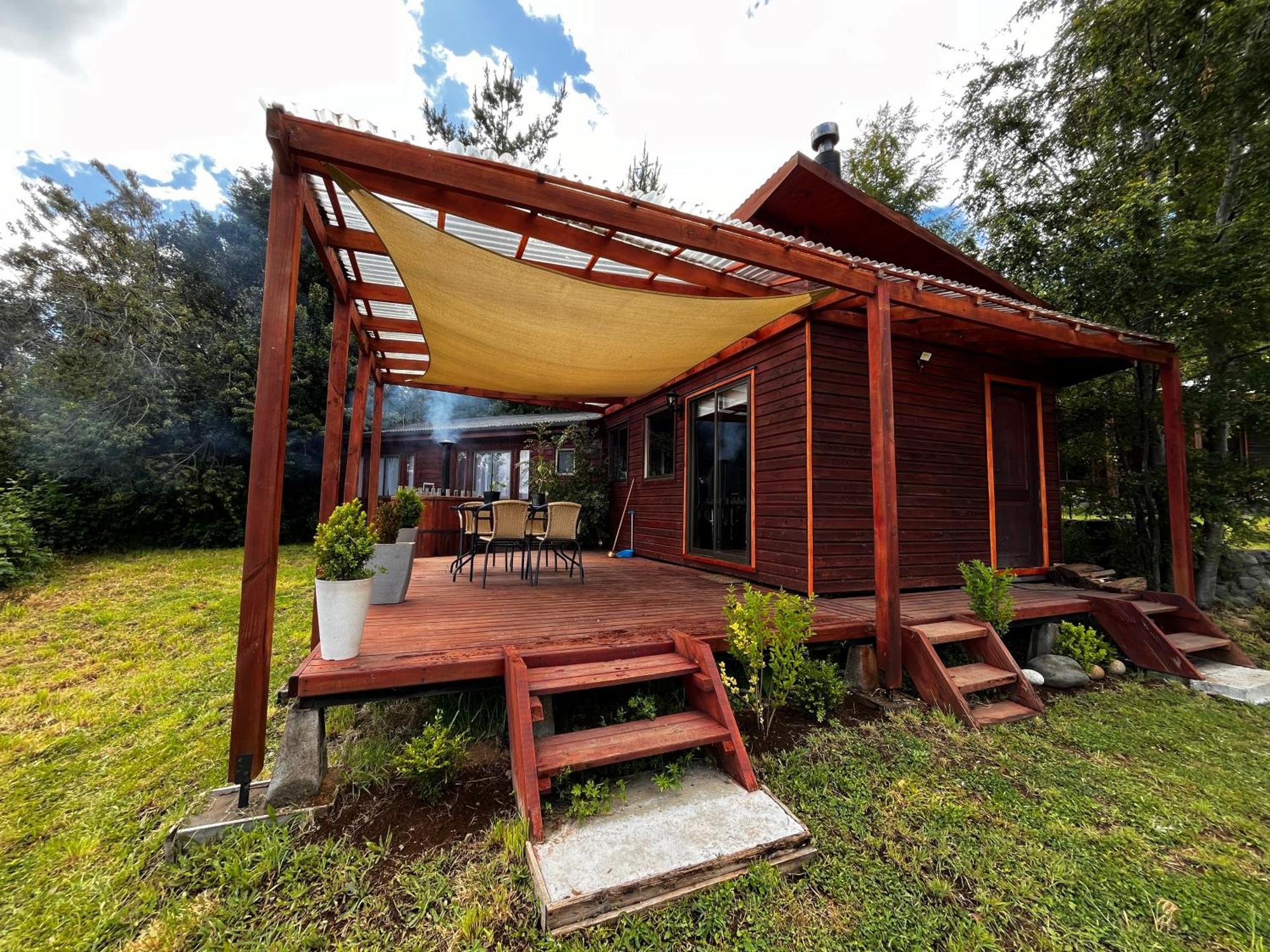 Cabanas Ayalen Con Vista Al Lago ปูกอน ภายนอก รูปภาพ