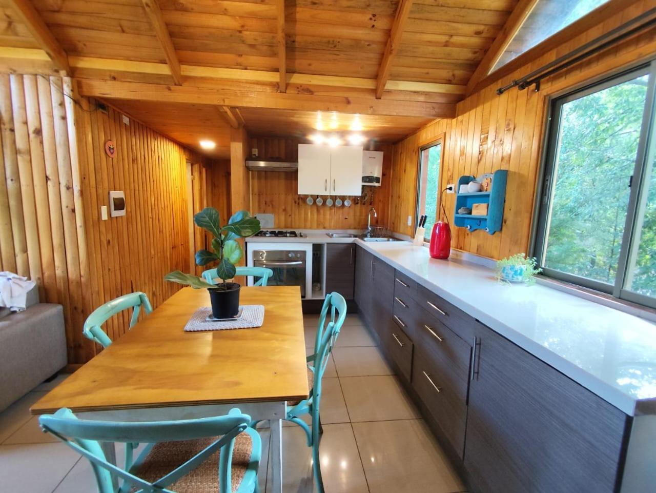 Cabanas Ayalen Con Vista Al Lago ปูกอน ภายนอก รูปภาพ